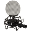 MXL Microphones 12 0008 SMP-1 Metal Pop Filtre | Entegre Shockmount Temiz Vokal Kaydı